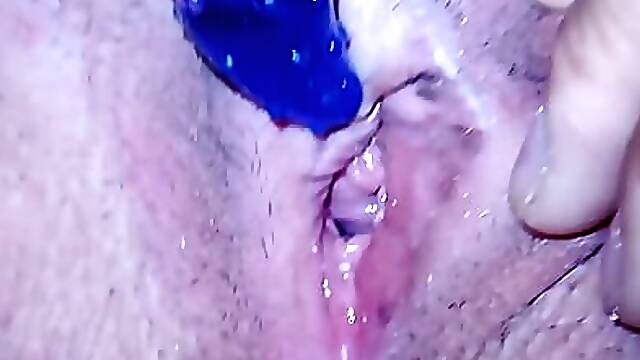 Pink Dripping Wet Tight Gaping Pussy of Wife