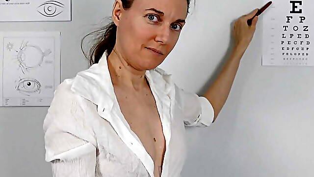 Your eye doctor gives you a handjob while topless - ASMR Roleplay by Anna Winters