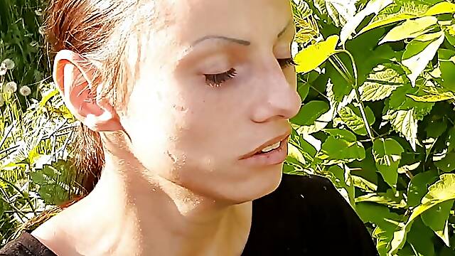 We masturbate with our neighbor on the street and cum at the same time - Lesbian-illusion