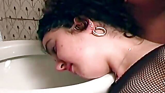 Put my head in the toilet, pig