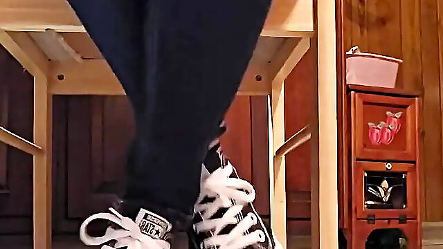 Get Down and Clean My Converse