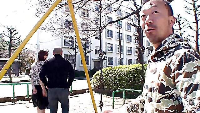 Japanese Chick Hitomi Kanou Gets Picked Up Fucked and Creampied