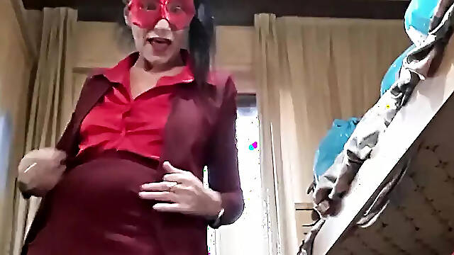 I Masturbate and Undress in Front of the Window