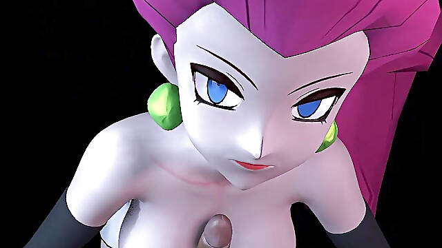Jessie From Team Rocket Sucks Dick in POV - Pokemon Parody