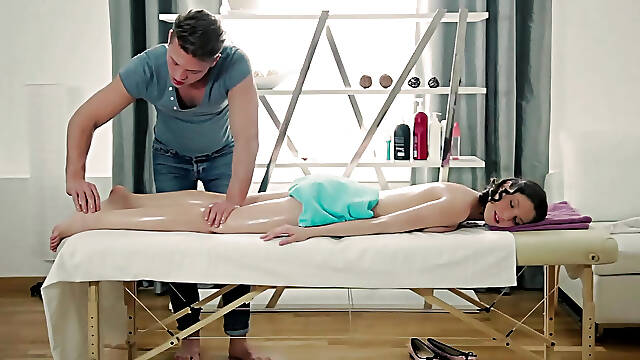 Katya Feels So Tight On His Cock He Leaves It In To Creampie Her Pussy