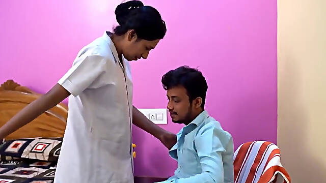 Indian Doctor and Nurse Having Sex in Their Night Shift