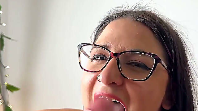 Blowjob, Titty Fuck and Huge Facial