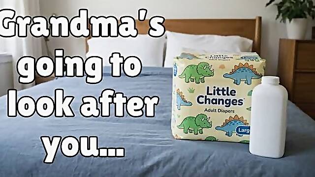 Grandma changes your diaper | (Grandma story part 2) | ABDL roleplay audio copy