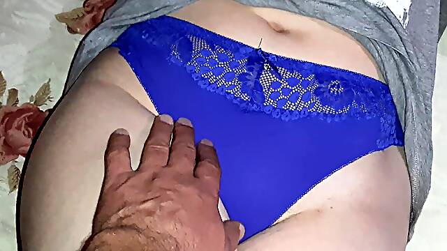 Horny wife with bushy pussy gets drilled and filled