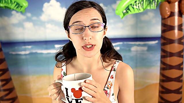 Ponytails And Glasses MILK style Bikinis For Summer Try On haul
