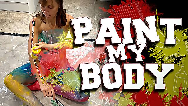 Nude body painting