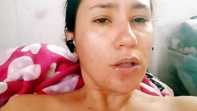 The Stepsister Makes a Horny Video Call to Her Cousin