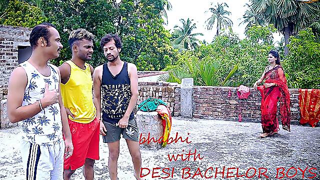 Local Bachelor Boys Different Type Hardcore Fuck with Local Bhabhi Full Movie