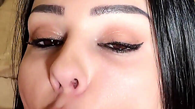 POV Stepmom Cock Sucking Fantasy - Satin Blouse & Mini Skirt Tease with Big Tits MILF