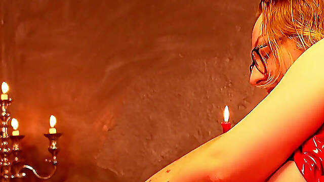 Exploring the Depths of His Anus. Tied up in the Basement. Mistress Arya Grander