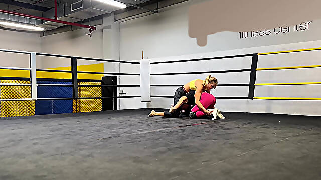Competetive Female Wrestling with Ginger
