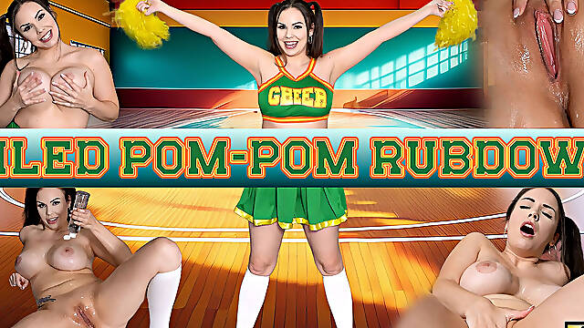 Oiled Pom-pom Rubdown - Immeganlive