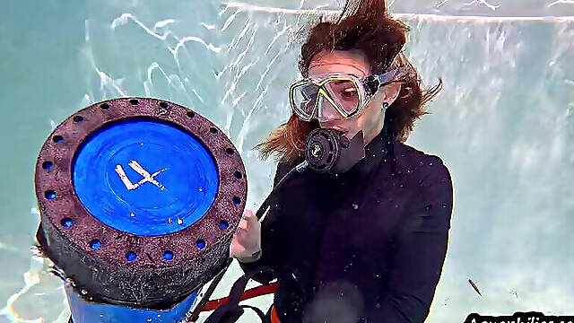 Scuba Stripping for Pleasure