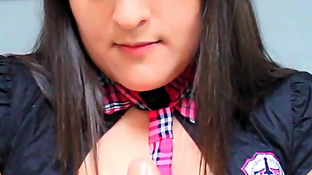 Schoolgirl JOI