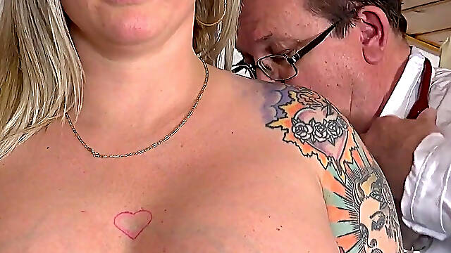 Huge Silicone Breast Examination