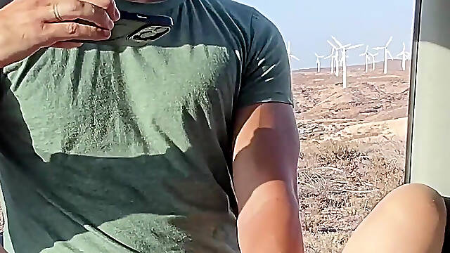 I Catch a Guy in His Car Masturbating. I Take Control of His Cock and Make Him Fuck My Pussy Hard.