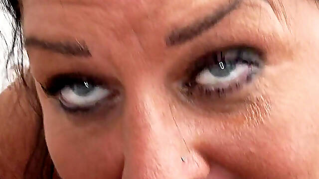 Nasty Britsh MILF Angel Sinn Interracial POV Cum Tasting Blowjon